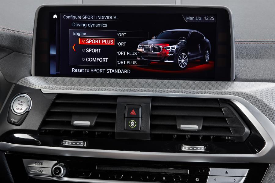 Детали интерьера BMW X4 M40d (G02) 2018 года  (WW) (фото 188 из 213)
